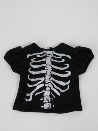 Silver Skeleton Costume Skirt Hat Halloween Fits 18" American Girl Doll Clothing2