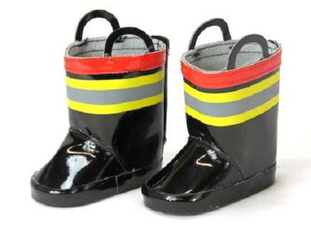 Fireman Boots Fits 18" American Boy Girl Doll Shoes0
