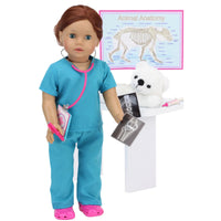 Veterinarian 11pc  Set Fits 18" American Girl Doll Clothes Accessories2