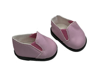 Pink Slip On Shoes Fits 14.5" Wellie Wisher American Girl Doll Shoes1