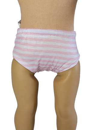 Striped Underwear 4 Pack Fits 18" American Girl Doll Clothing4