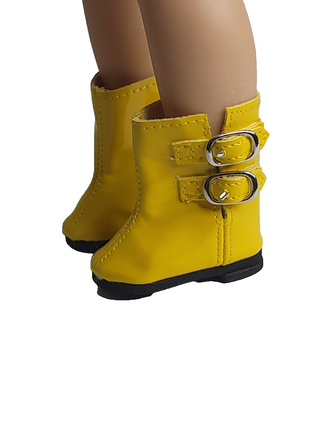 Yellow Rain Boots Fits 14.5" Wellie Wisher American Girl Doll Shoes1