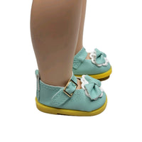 Mint Green Mary Jane Dress Shoes Fits 14.5" Wellie Wisher American Girl Doll2