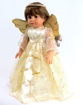 Gold Angel Dress Fits 18" American Girl Doll Clothing0