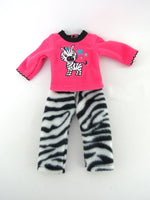 Zebra Pajamas Fits Wellie Wishers 14.5" American Girl Clothes2