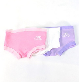 Star Underwear 3 pack Pink White Lavender Fits 18" American Girl Doll Clothing0