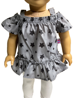Star Tunic And Leggings Fits 18" American Girl Doll Clothing1