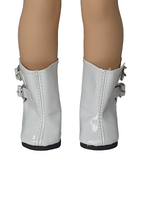 White Rain Boots Fits 14.5" Wellie Wisher American Girl Doll Shoes1