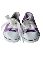 Lavender Low Top Sneakers Fits 18" American Girl Doll Clothing Shoes1