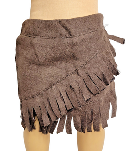 Brown Fringe Skirt Fits 18" American Girl Doll Clothing0