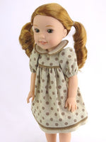 Polka Dot Dress Fits 14.5" Wellie Wisher American Girl Doll Clothing1