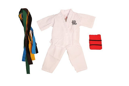 Karate Uniform Belts Pant Set Fits 18" American Boy Girl Doll Clothing2