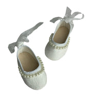 White Lace And Pearls Dress Shoes Fits 18" American Girl Doll Clothes1