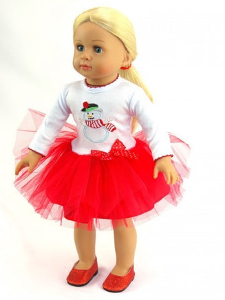 Christmas Snowman Dress Fits 18" American Girl Doll Clothing1