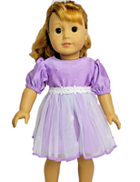 Lavender Daisy Dress Fits 18" American Girl Doll Clothing0