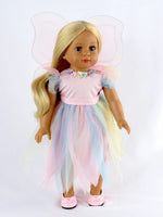 Pastel Pink Fairy Costume Fits 18" American Girl Doll Clothing0