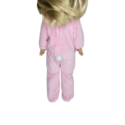 Pink Bunny Costume Fits 14.5" Wellie Wisher American Girl Doll Clothing2