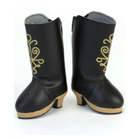 Nordic Knee High Boots Fits 18" American Girl Doll Clothing Shoes1