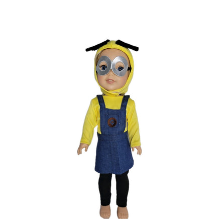 Minion Outfit Fits 14.5" Wellie Wisher American Girl Doll Clothing0
