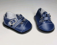 Navy Buckle Dress Shoes Fits 18" American Girl Doll Clothes Shoes2