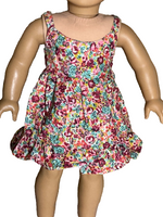 Floral Western Dress And Jacket Fits 18" American Girl Doll Clothing2