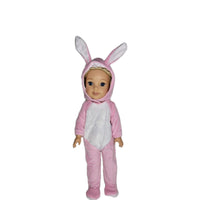 Pink Bunny Costume Fits 14.5" Wellie Wisher American Girl Doll Clothing0