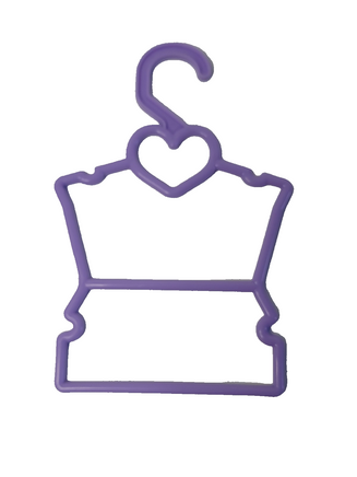 Purple Heart Display Hangers 10 Pack Fits 14.5" Wellie Wisher American Girl Doll1