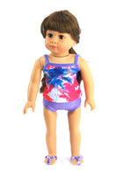 Paradise Palm Tree 3pc Bathing Suit Fits 18" American Girl Doll Clothing1