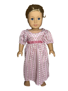 English Rose Victorian Dress Fits 18" American Girl Doll Clothing0