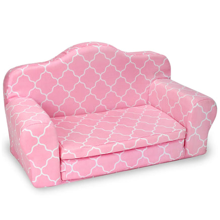 Pink Moroccan Print Sofa Bed Fits 18" American Girl Doll Furniture Accessories1