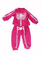 Hot Pink Skeleton Pant Set Costume Fits 18" American Girl Doll Clothing1