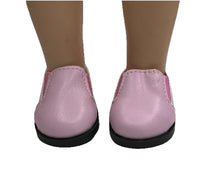 Pink Slip On Shoes Fits 14.5" Wellie Wisher American Girl Doll Shoes2