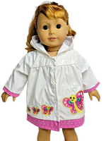 Butterflies Raincoat Fits 18" American Girl Doll Clothing0