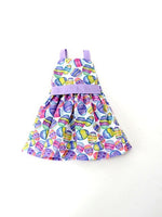 Lavender Easter Egg Dress Fits 14.5" Wellie Wisher American Girl Doll Clothing1