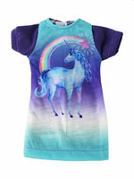 Purple Unicorn Nightgown Fits 14.5 Wellie Wisher American Girl Doll Clothing1